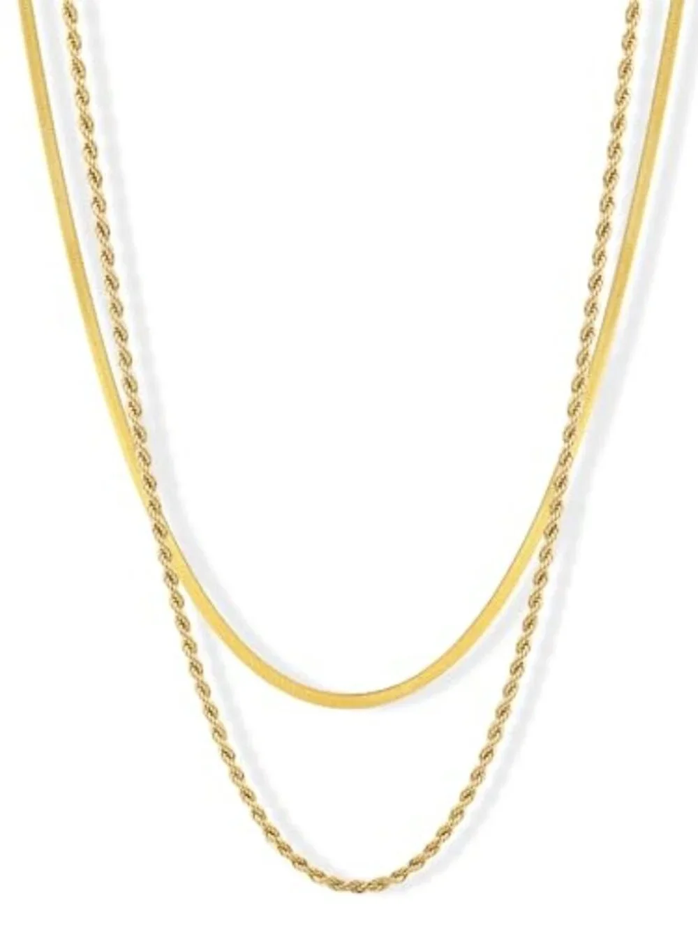 New - Waterproof Gold Necklace‎ Layered Necklaces for Women Non Tarnish